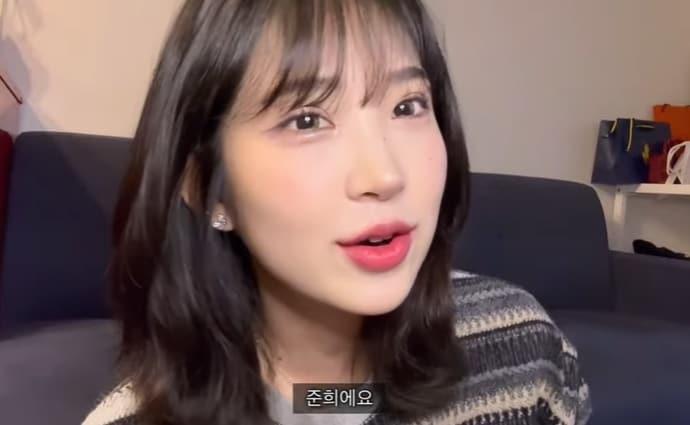 본문 이미지 - 최준희 유튜브 채널 '둔히' 영상 갈무리