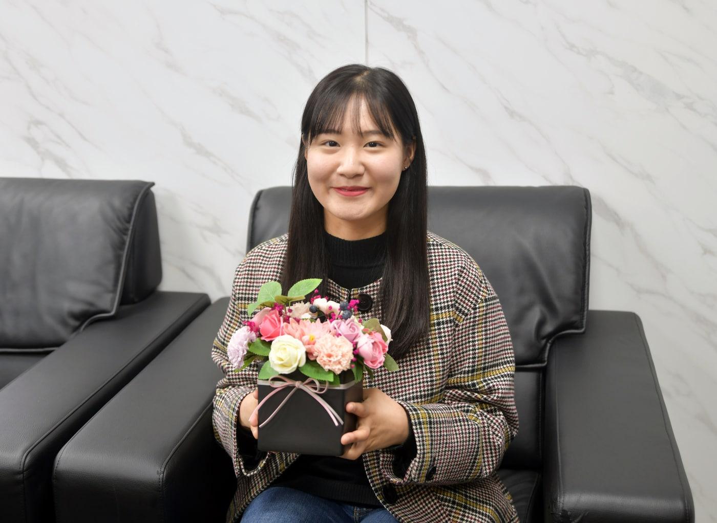 본문 이미지 - 프로통산 500승을 달성한 오유진 9단.(한국기원 제공)