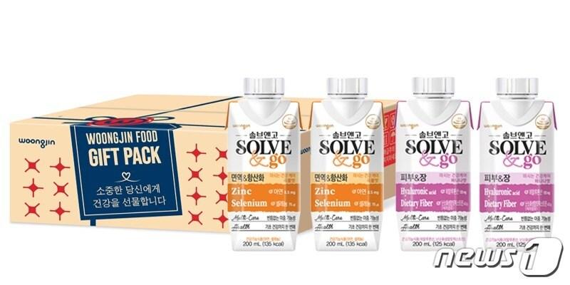 본문 이미지 - 웅진식품 솔브앤고 체험팩 출시.(웅진식품 제공)