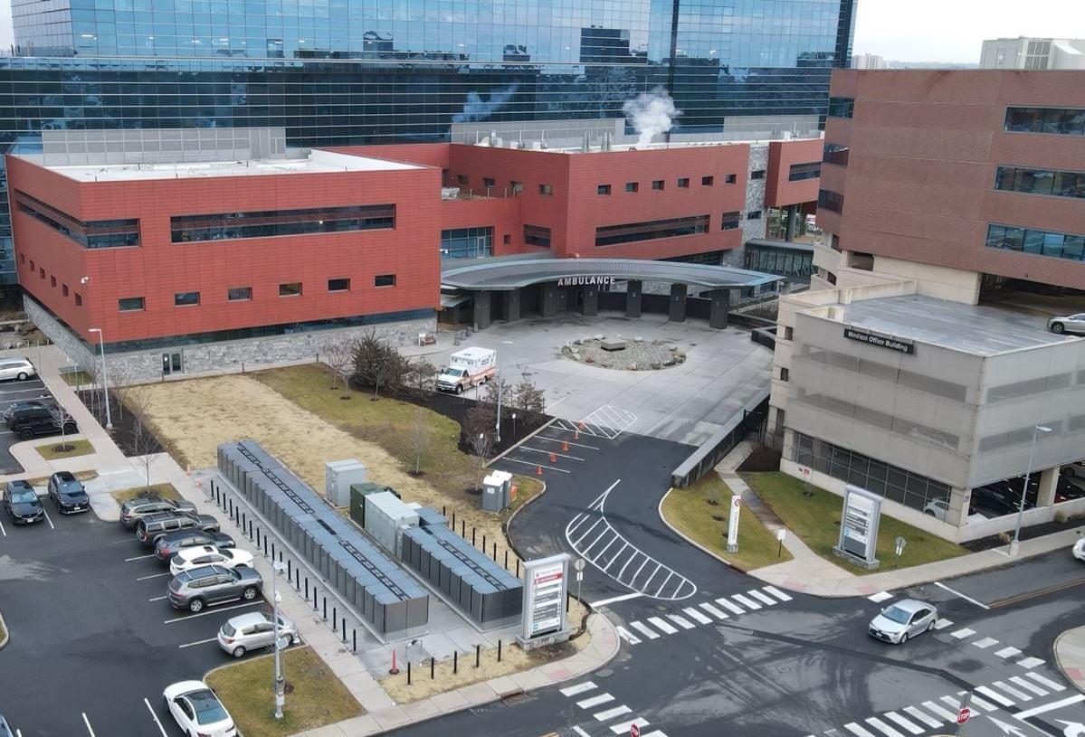본문 이미지 - SK에코플랜트 아메리카스가 미국 스탬퍼드 병원(Stamford Hospital)에 설치한 연료전지 발전소 전경(SK에코플랜트 제공).