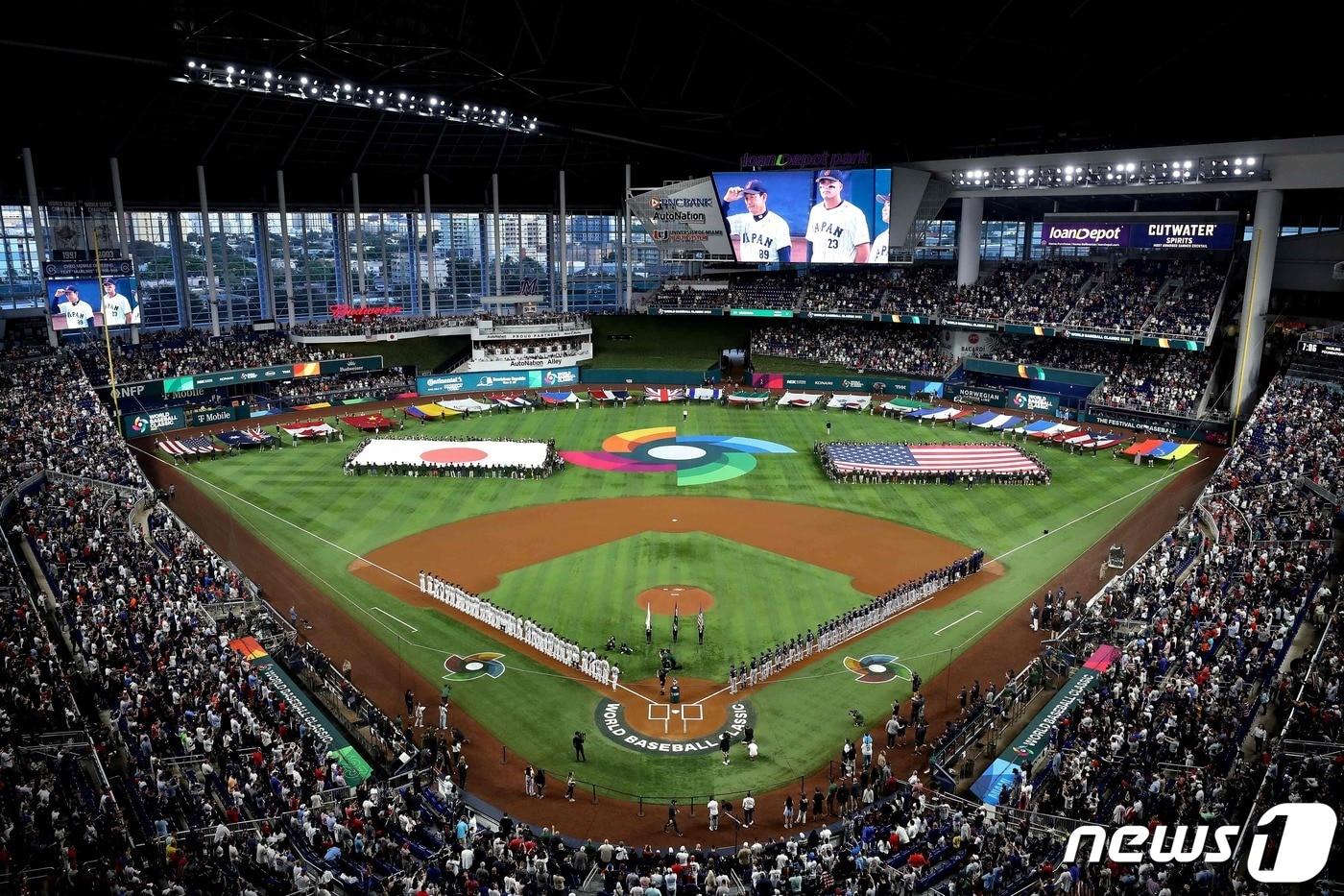 2023 WBC 결승전이 열린 론디포 파크의 전경. ⓒ AFP=뉴스1