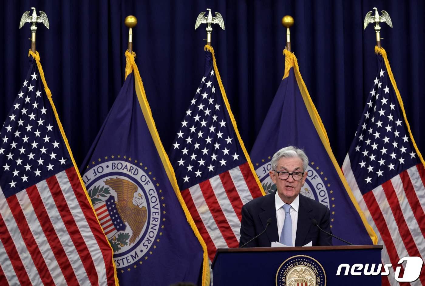 본문 이미지 - 제롬 파월 미국 연방준비제도(Fed·연준) 의장. ⓒ AFP=뉴스1 ⓒ News1 우동명 기자