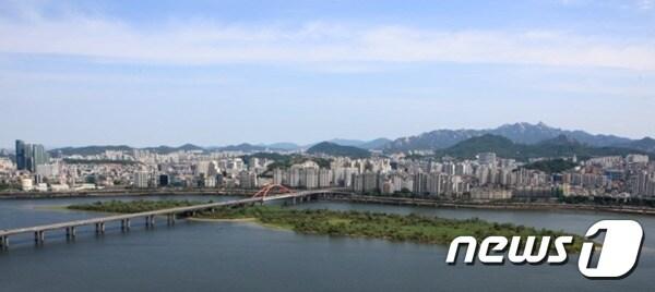 본문 이미지 -  서울 밤섬 전경. (서울시 제공) 