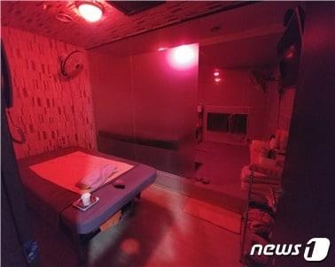 본문 이미지 - 의정부시 신시가지의 불법 성매매업소 단속 현장