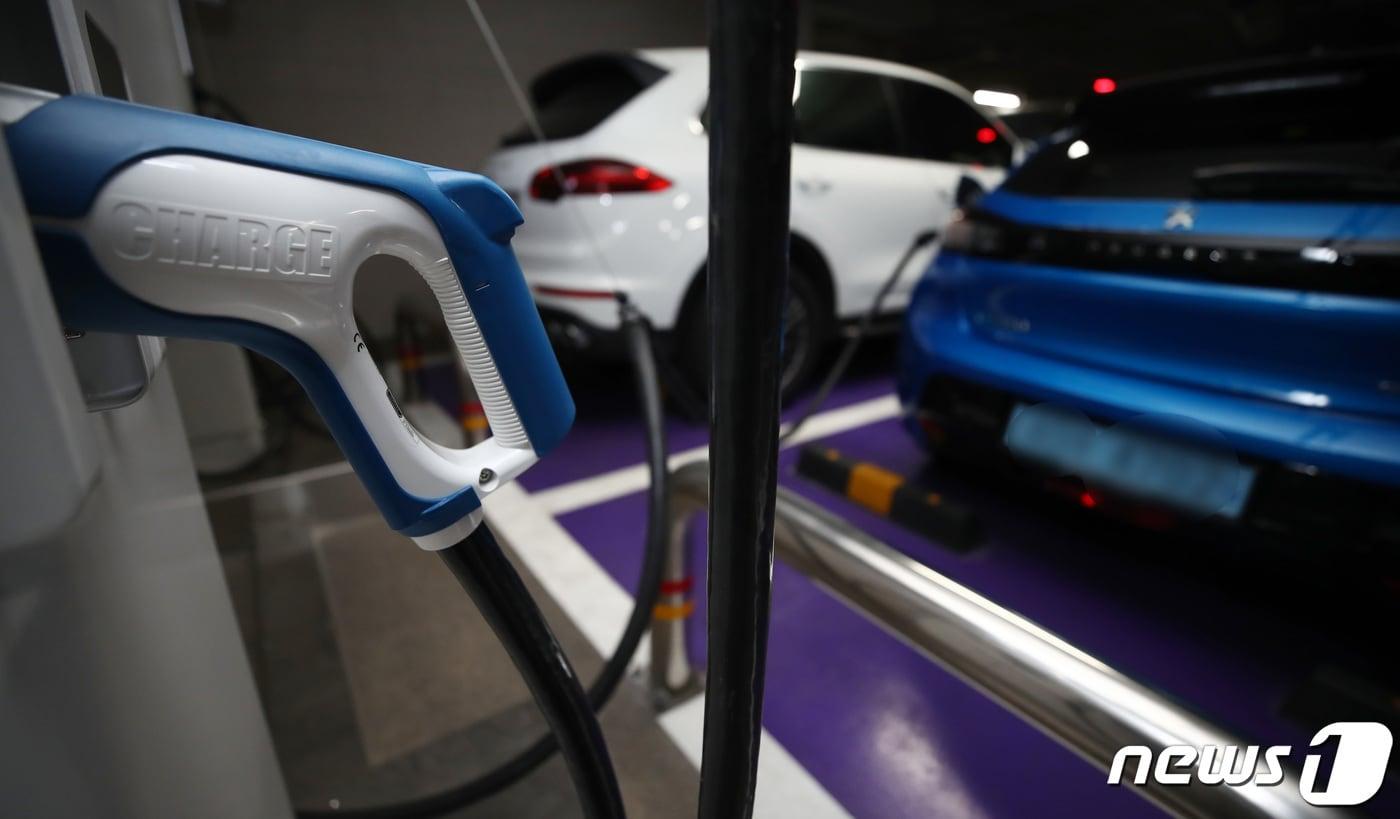 서울 시내 전기차 충전시설 모습. /뉴스1 ⓒ News1 김민지 기자
