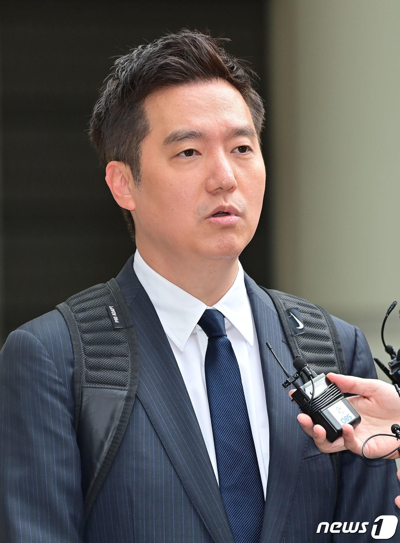 본문 이미지 - 유튜브 채널 가로세로연구소(가세연) 김세의 대표(공동취재) 2023.3.28/뉴스1 ⓒ News1 송원영 기자