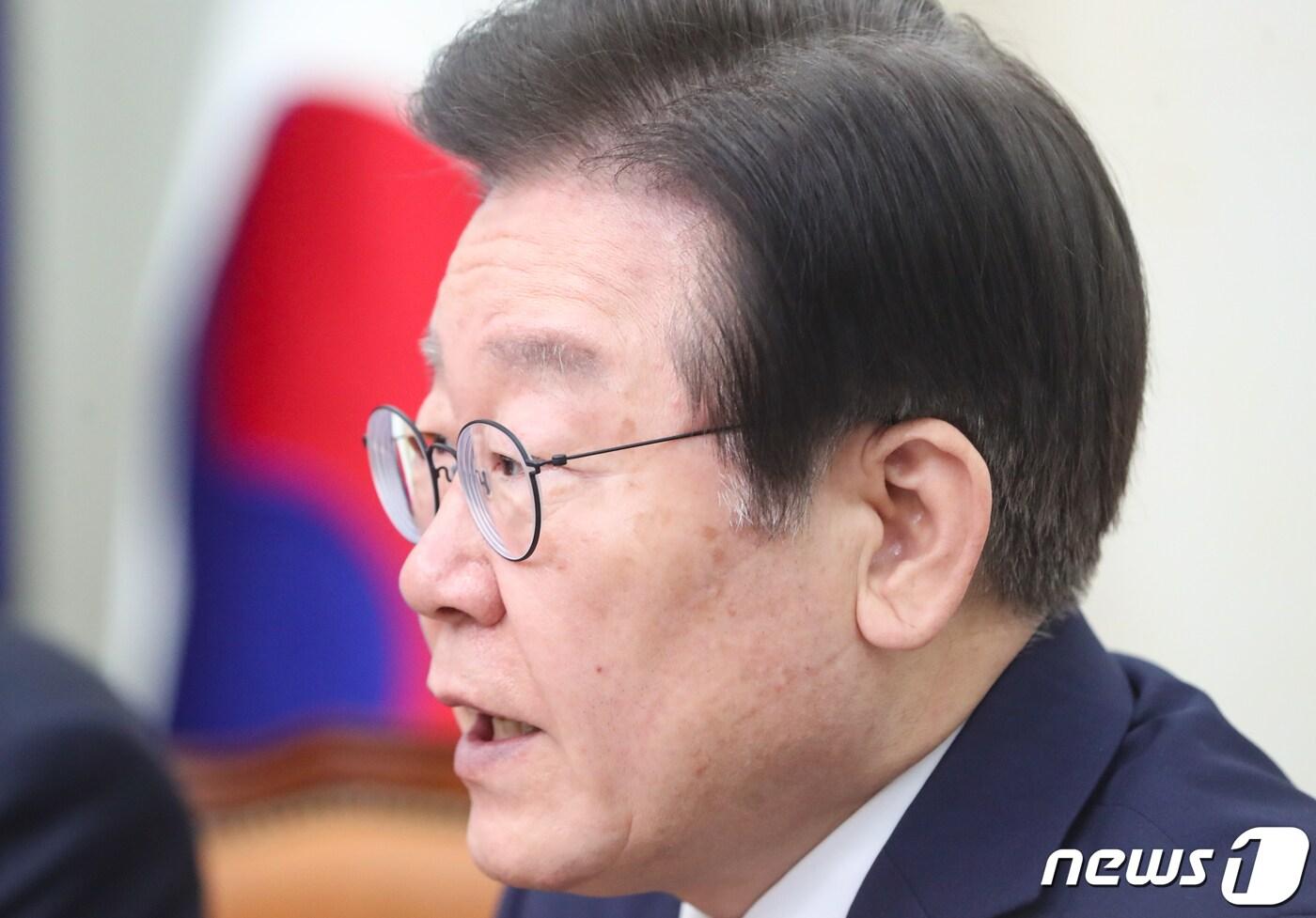 본문 이미지 - 이재명 더불어민주당 대표가. 2023.3.29/뉴스1 ⓒ News1 허경 기자