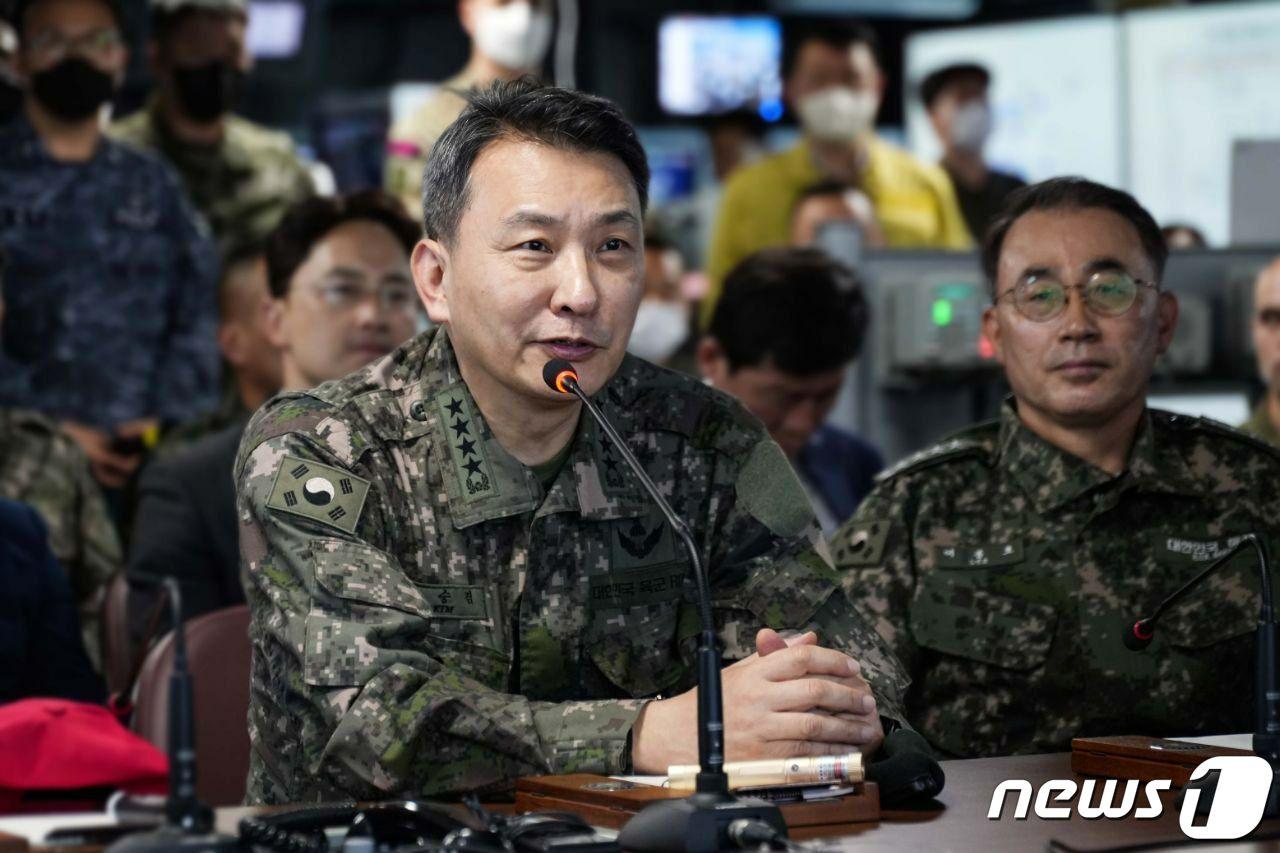 본문 이미지 - 김승겸 합동참모본부 의장. (합동참모본부 제공) 2023.3.29/뉴스1