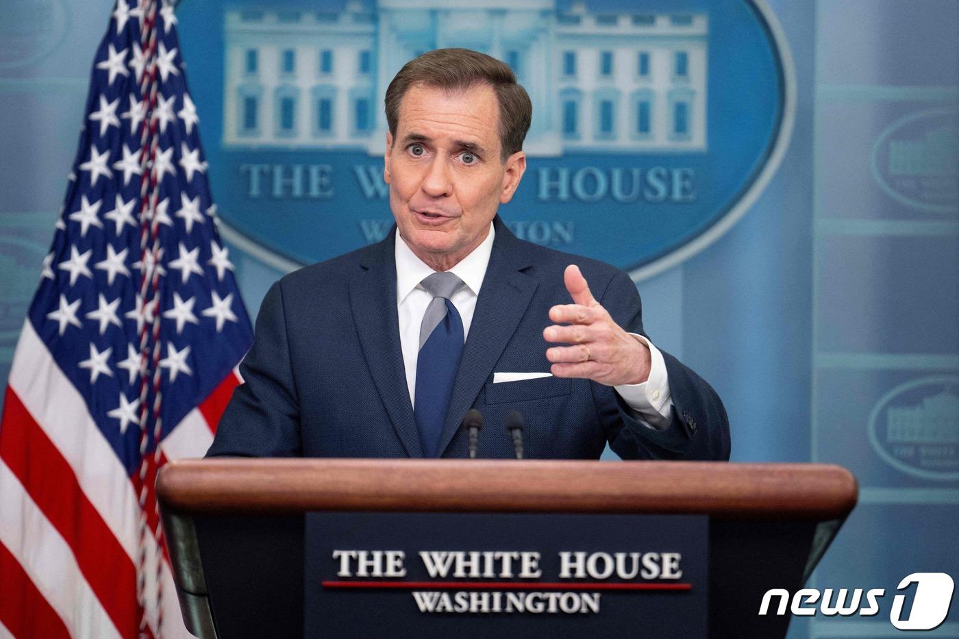 존 커비 백악관 NSC 전략소통조정관. ⓒ AFP=뉴스1 ⓒ News1 우동명 기자