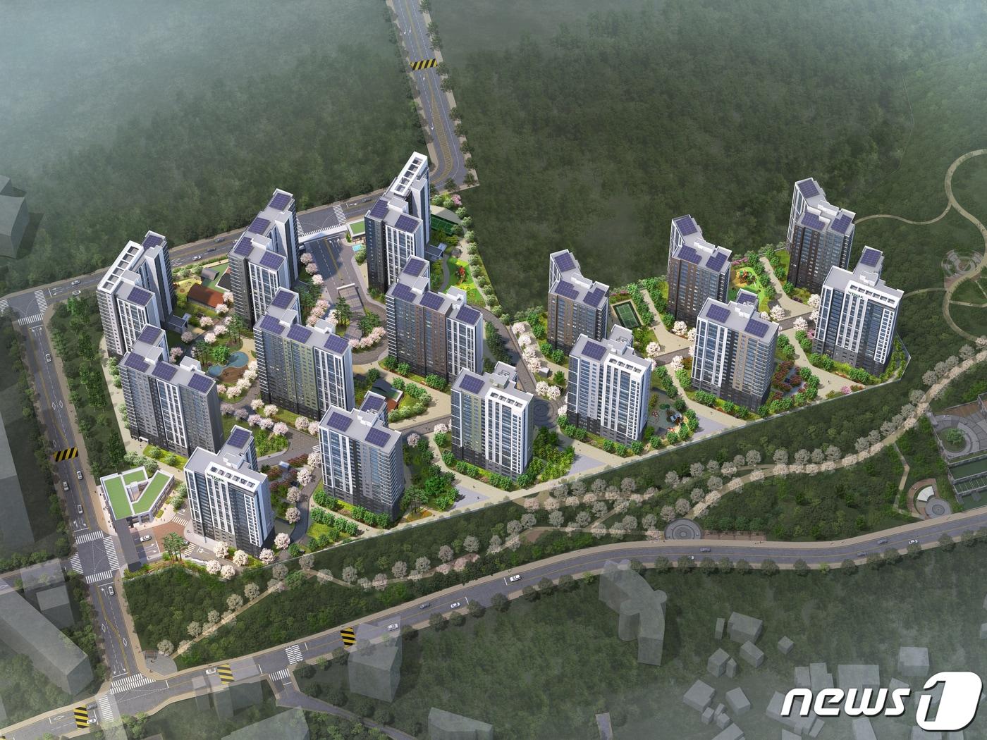 본문 이미지 - 광주 &#39;위파크 마륵공원&#39; 조감도 ⓒ News1