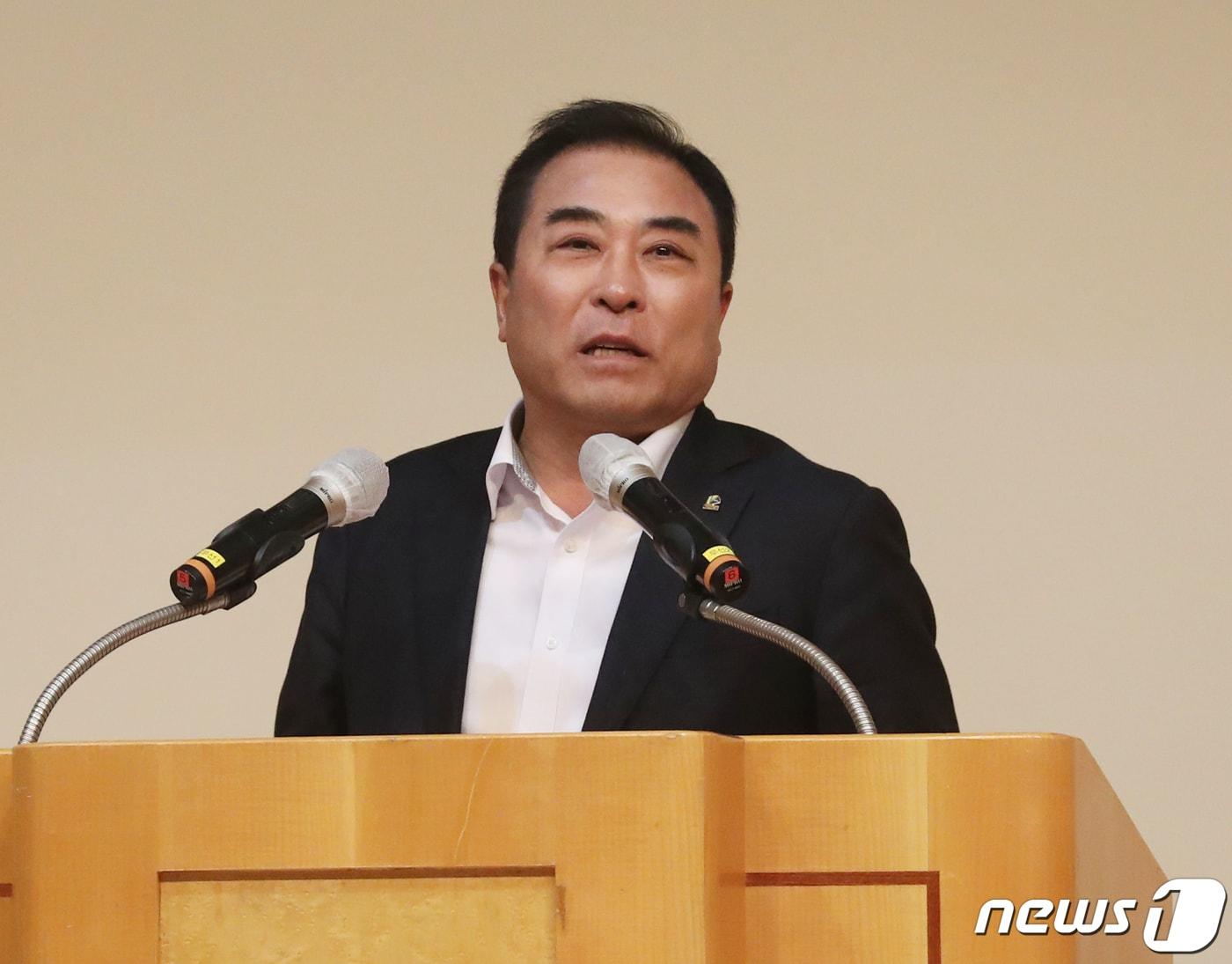 본문 이미지 - 윤학수 대한전문건설협회장. 2023.3.8/뉴스1 ⓒ News1 송원영 기자