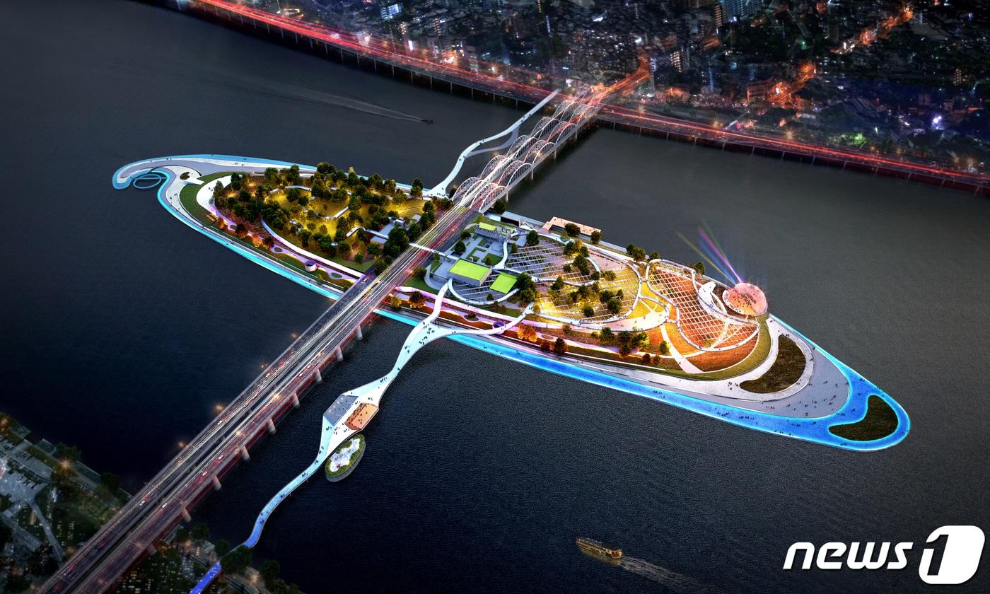  '그레이트 한강 프로젝트'로 새롭게 바뀔 노들섬. (서울시 제공) 