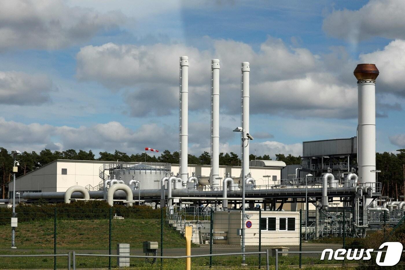 본문 이미지 - 독일 내 액화천연가스(LNG)가 공급되는 가스관. ⓒ AFP=뉴스1 ⓒ News1 이유진 기자
