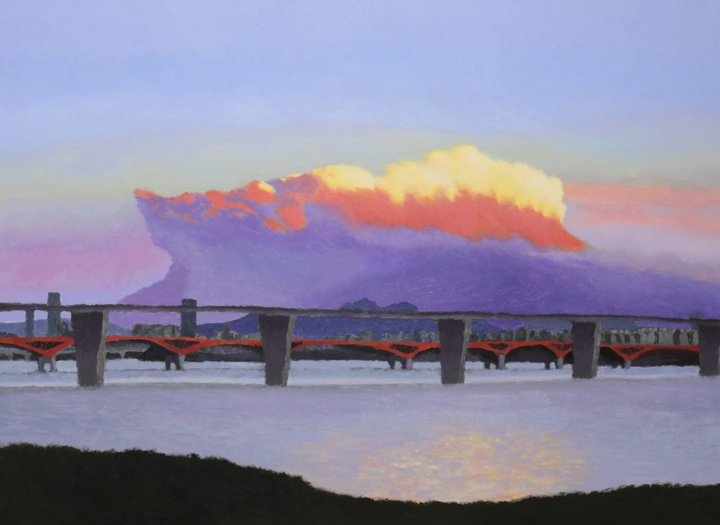 본문 이미지 -  황현승作, Untitled, 2021, Colour on Canvas, 53.0x72.7cm (아트비프로젝트 제공)