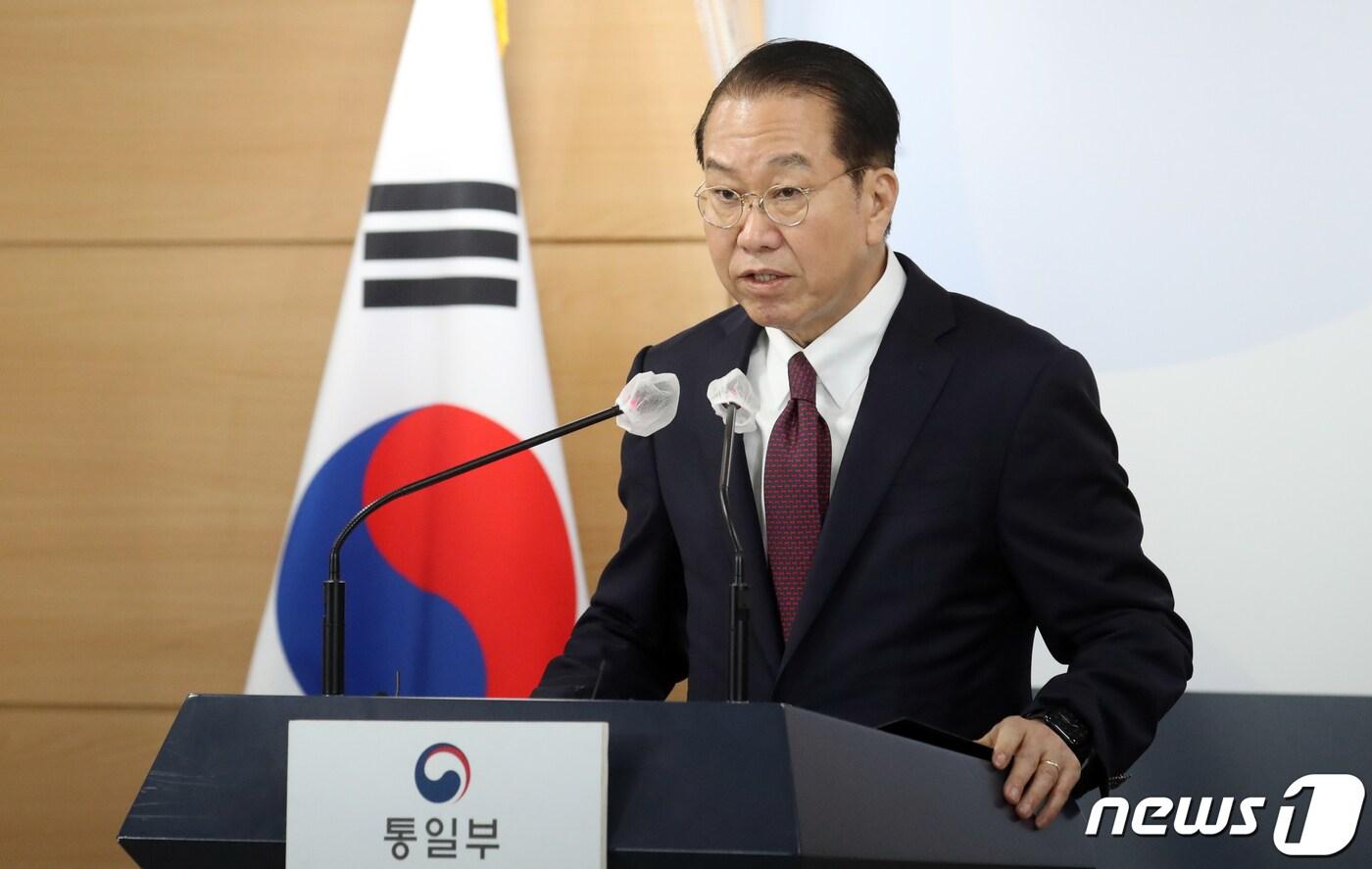 본문 이미지 - 권영세 통일부 장관. 2023.4.11/뉴스1 ⓒ News1 김명섭 기자