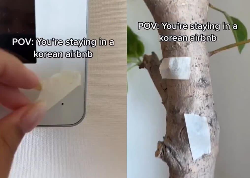 본문 이미지 - 한 트위터리안이 한국 숙소에서 불법촬영 피해를 걱정하는 여행객이 많다며 몰카 탐지기를 추천했다. (트위터)