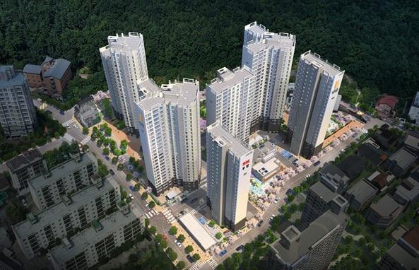 본문 이미지 - 수성레이크 우방아이유쉘 조감도.(SM우방 제공)