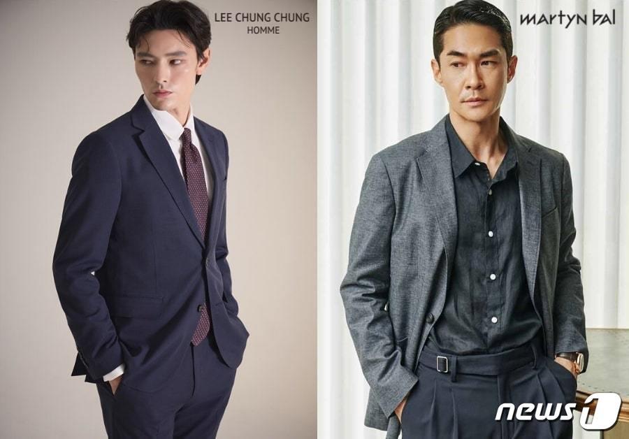 본문 이미지 - 현대홈쇼핑에서 14일과 15일 각각 진행하는 '이청청 옴므'(왼쪽)와 '마틴발' 모델컷(현대백화점그룹 제공)