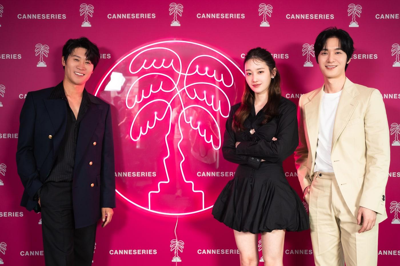 '몸값'에 출연한 배우 진선규, 전종서, 장률(왼쪽부터, 티빙 제공)