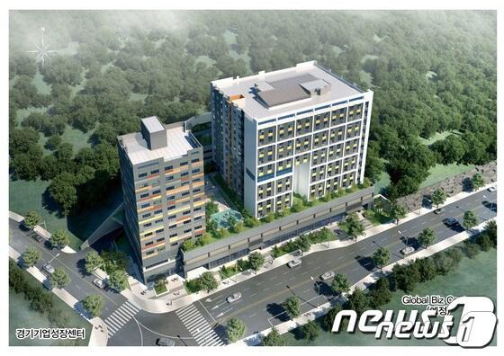 본문 이미지 - 판교제2테크노밸리 창업지원주택 조감도.(성남시 제공)