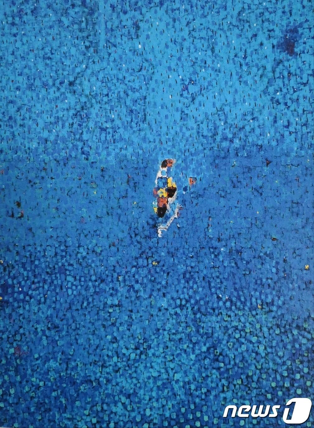 본문 이미지 - 장복수 화백의 '흔적' (전시회 도록 캡쳐)/뉴스1