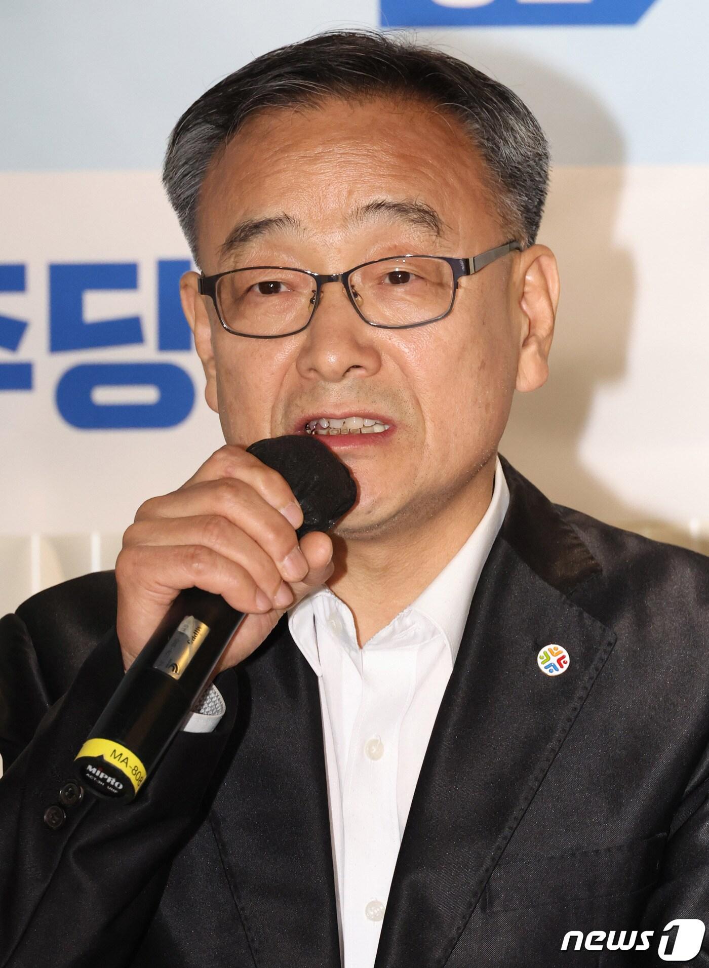 본문 이미지 - 정의정 한국주식투자자연합회 대표. 2023.4.18/뉴스1 ⓒ News1 임세영 기자