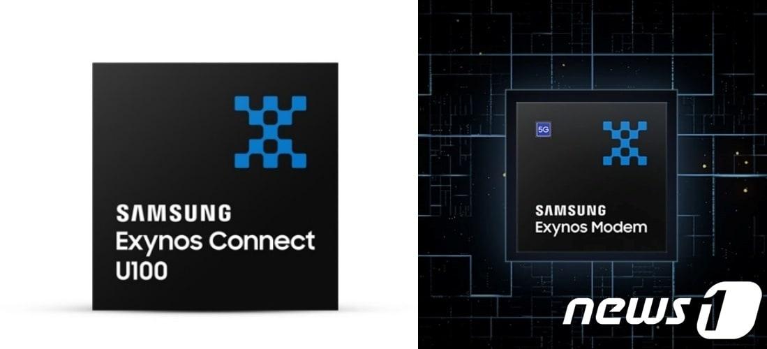 본문 이미지 -  삼성 엑시노스 커넥트 U100(왼쪽), 엑시노스 모뎀(오른쪽) 이미지. (삼성전자 제공)