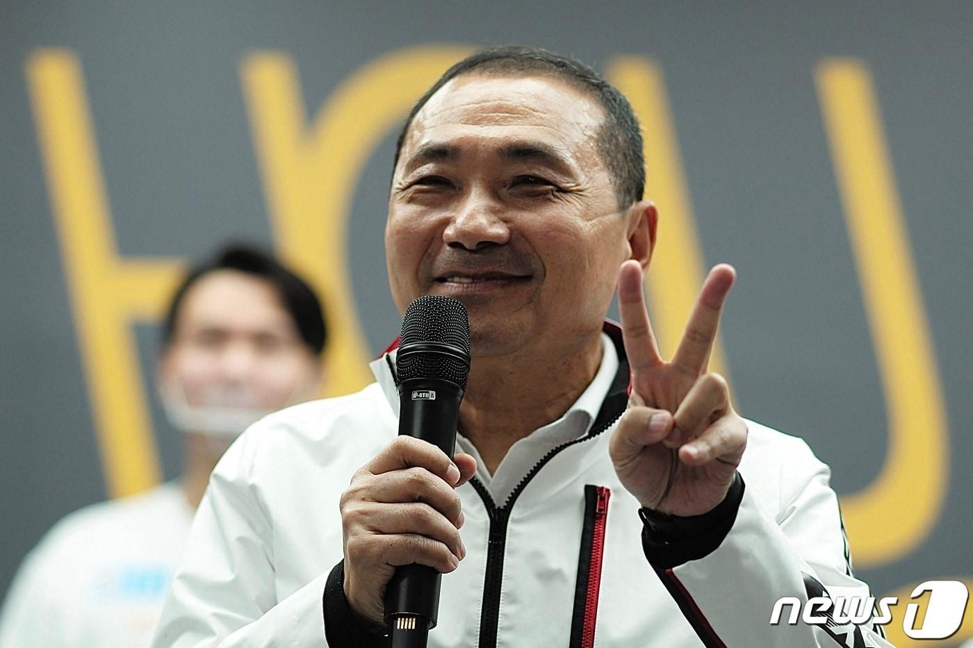 본문 이미지 - 허우유이 신베이 시장이 대만 야당인 국민당의 유력한 총통 후보로 거론되고 있다. 2022.11.04. ⓒ AFP=뉴스1 ⓒ News1 정윤영 기자