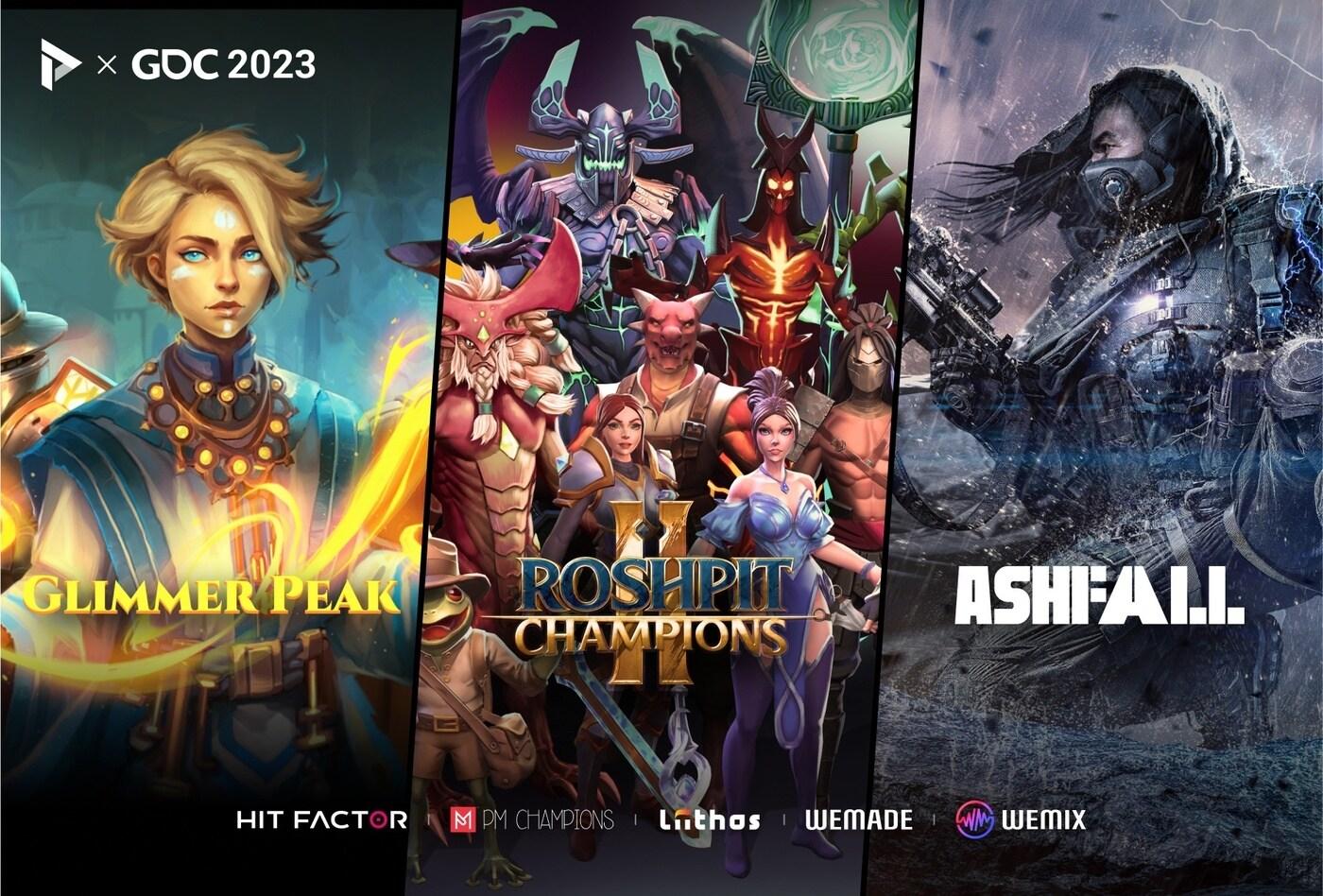 본문 이미지 - 위메이드가 GDC 2023을 통해 파트너십을 맺었다고 발표한 게임 개발사들. 향후 웹3 게임 개발을 함께 꾸려나가겠다고 밝혔다. (위메이드 제공)