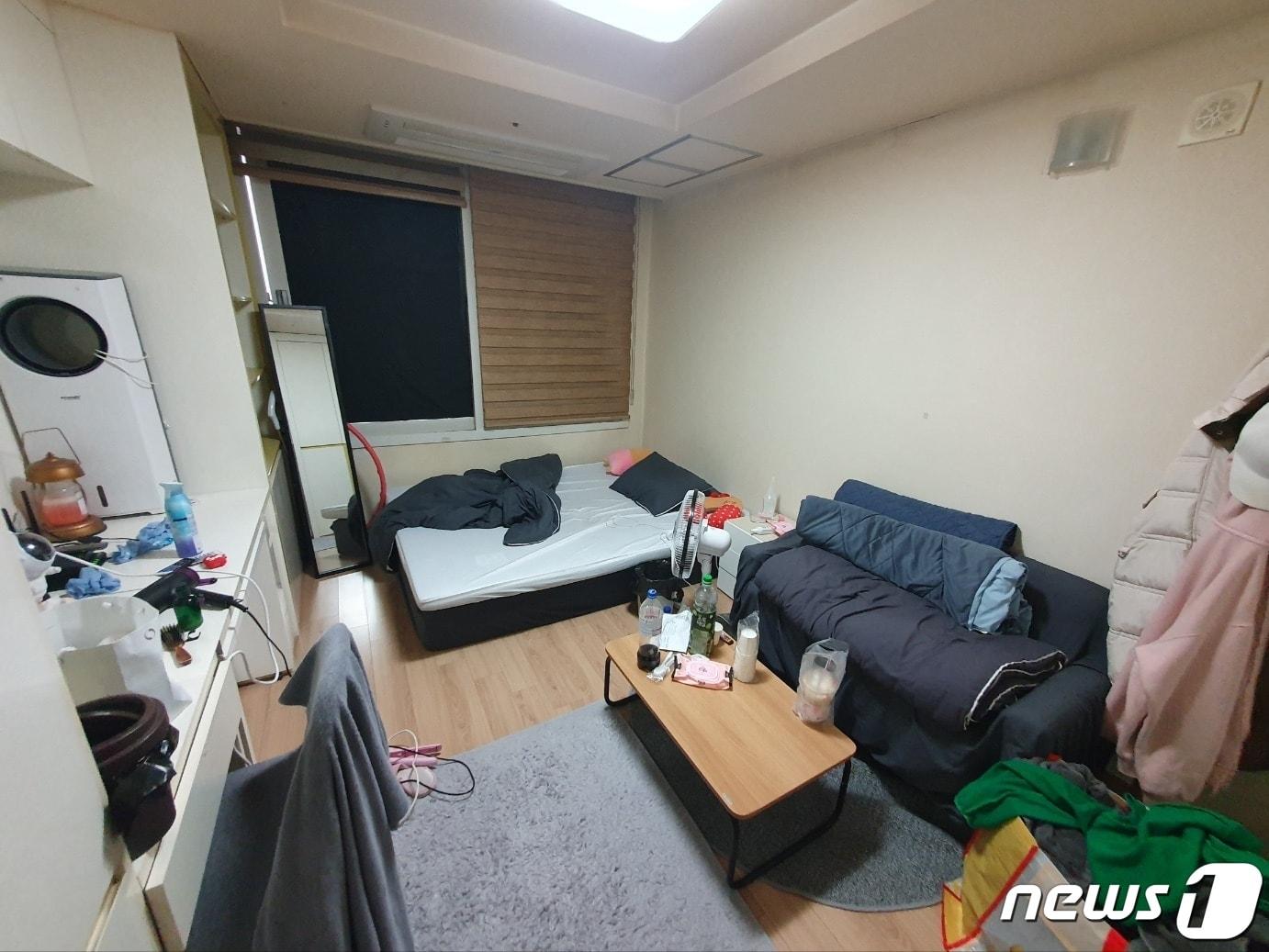 본문 이미지 - 성매매가 이뤄진 오피스텔(경기북부경찰청 제공) 