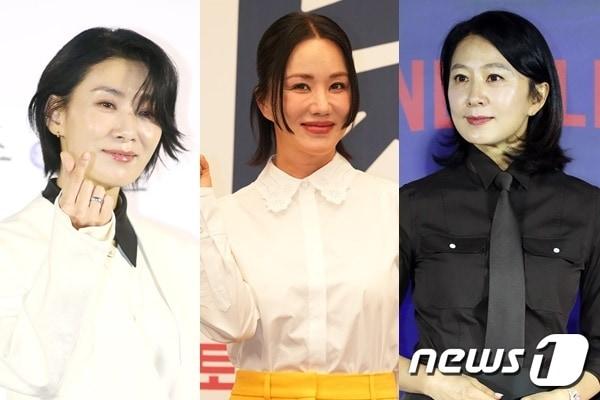 본문 이미지 - 배우 김서형, 엄정화, 김희애(왼쪽부터) 뉴스1DB