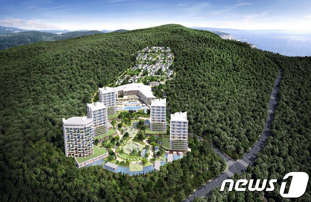 본문 이미지 - 빌라쥬 드 아난티 조감도(아난티 제공)