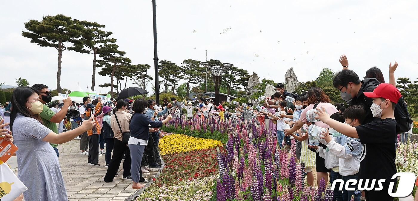 제25회 함평나비대축제가 4월28일부터 10일간 열린다. 함평나비대축제 현장 사진(함평군 제공)2023.4.24./뉴스1