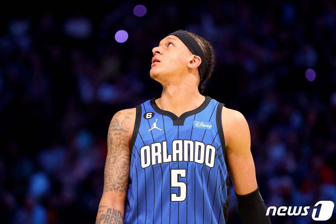 본문 이미지 - NBA 신인상을 수상한 파올로 반케로. ⓒ AFP=뉴스1