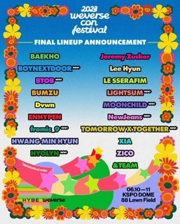 본문 이미지 - '2023 위버스콘 페스티벌'