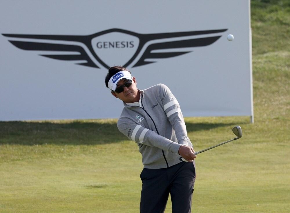 본문 이미지 - KPGA 코리안챔피언십 첫 날 공동 2위에 오른 박상현 (KPGA 제공)