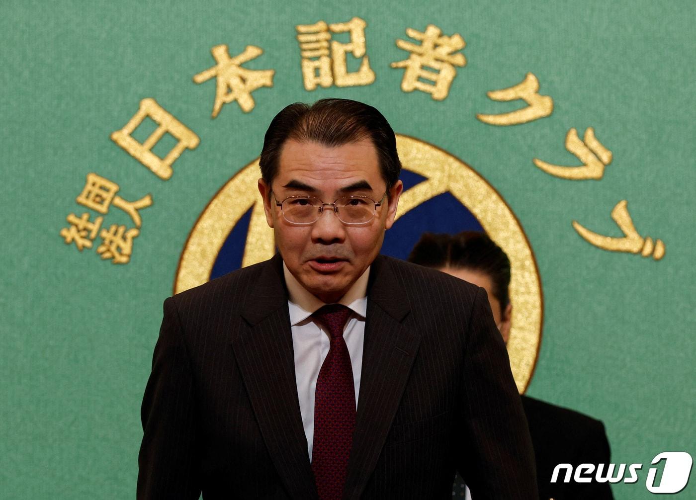 본문 이미지 - 우장하오 주일 중국대사. ⓒ 로이터=뉴스1 ⓒ News1 정윤영 기자