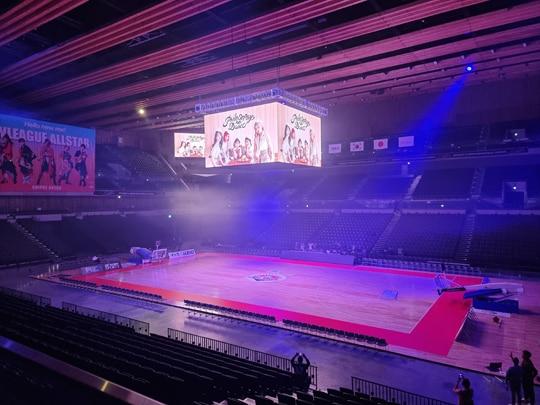 본문 이미지 - 아리아케 아레나 코트 전경.(WKBL 제공)