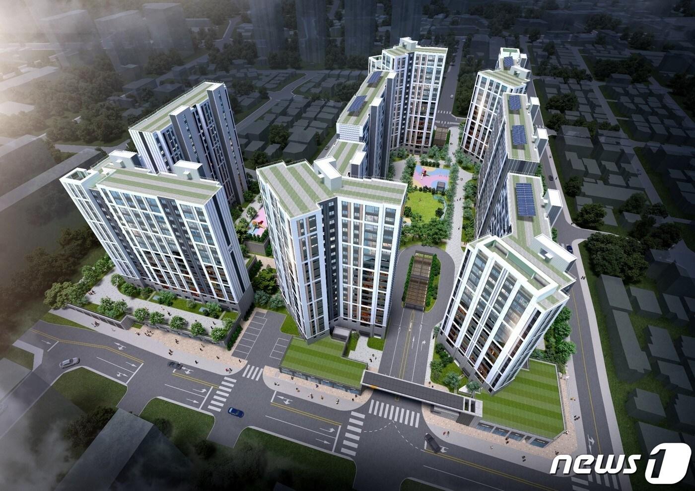 'e편한세상 봉선 셀레스티지' 조감도. ⓒ News1