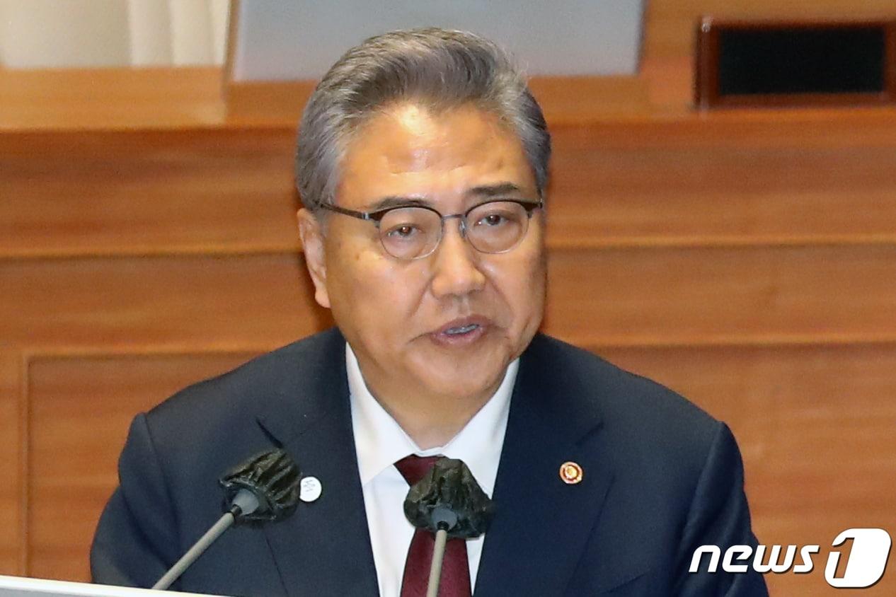 본문 이미지 - 박진 외교부 장관./뉴스1 ⓒ News1 황기선 기자