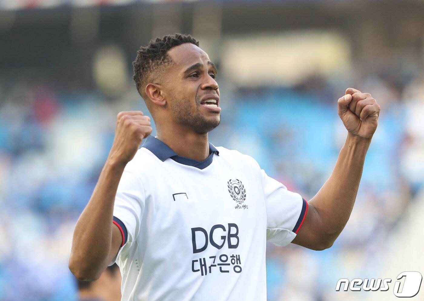 대구FC의 공격수 에드가. /뉴스1 ⓒ News1 김영운 기자