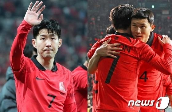본문 이미지 - 손흥민(왼쪽), 김민재. ⓒ 뉴스1