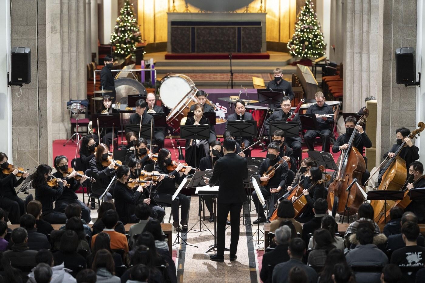 서울시향 퇴근길 토크 콘서트 공연 모습. (서울시향 제공)  
