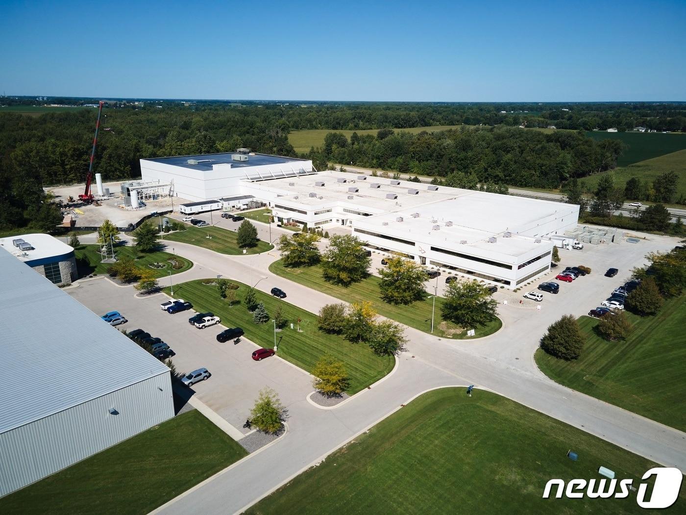 본문 이미지 -  SK실트론CSS 미국 미시건주 베이시티&#40;Bay City&#41; 공장 전경. &#40;SK실트론 제공&#41;