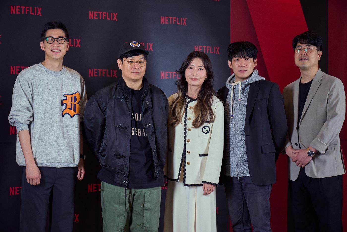 왼쪽부터 정효민, 정종연, 이은경, 박진경, 김재원 PD / 넷플릭스 제공 