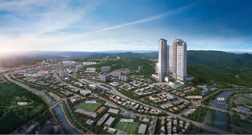 본문 이미지 - 영동 코아루 리더스원 조감도&#40;한국토지신탁 제공&#41;