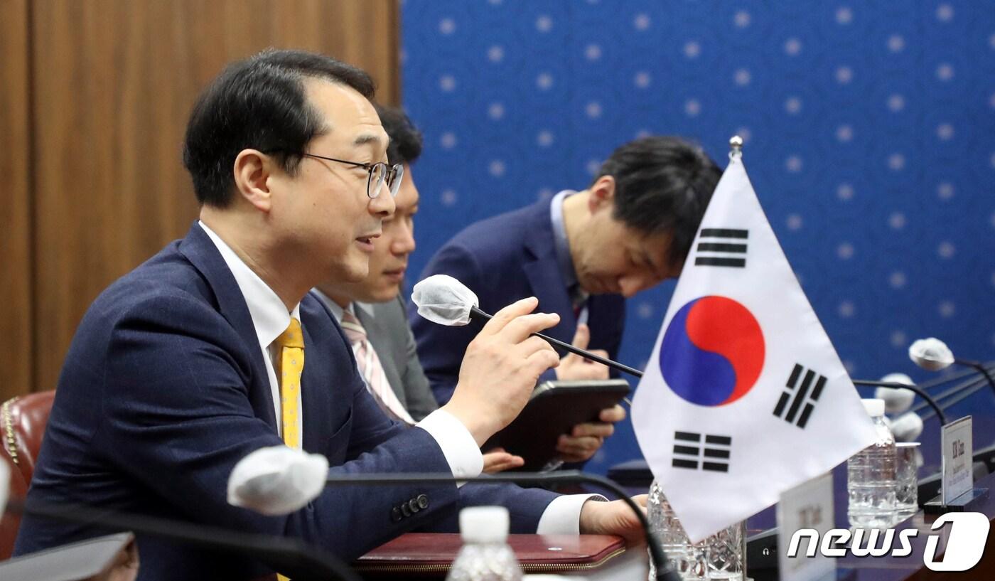 본문 이미지 - 김건 외교부 한반도평화교섭본부장. 2023.4.6/뉴스1 ⓒ News1 김명섭 기자