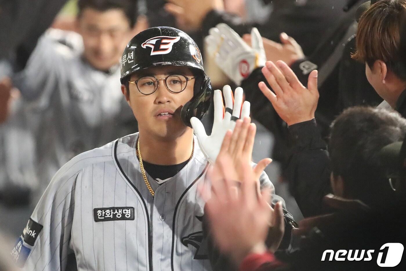 본문 이미지 - 한화 채은성. 2023.4.6/뉴스1 ⓒ News1 공정식 기자