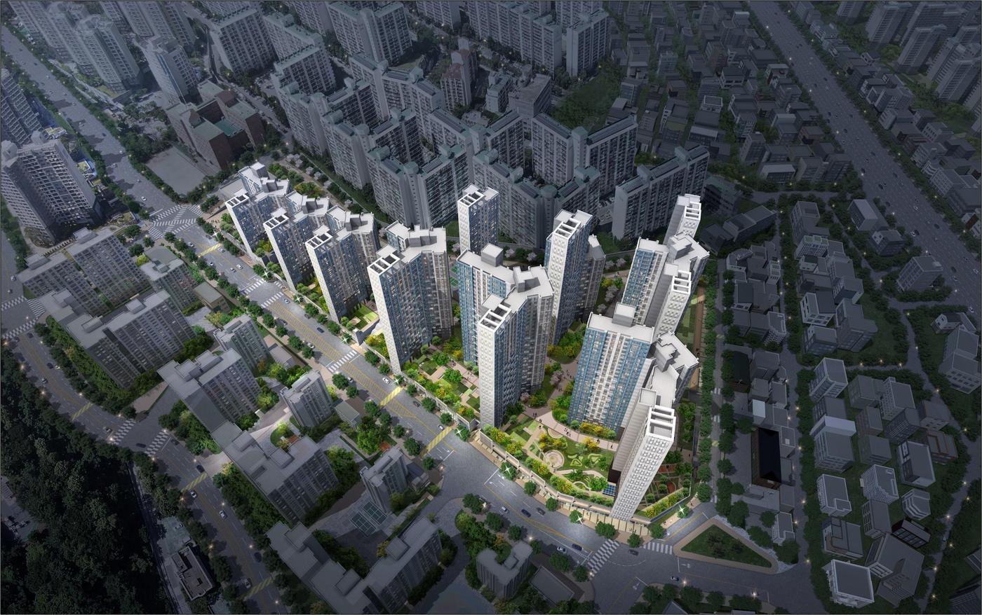 본문 이미지 - 사당동 역세권 주택 및 공공임대주택 조감도(서울시 제공)