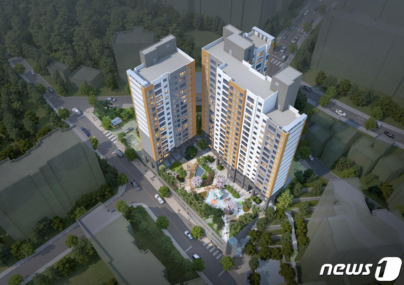 서울 서대문구 홍은동 14-11번지 일원에 들어설 17층 119가구 규모 아파트 조감도(서울시 제공). 